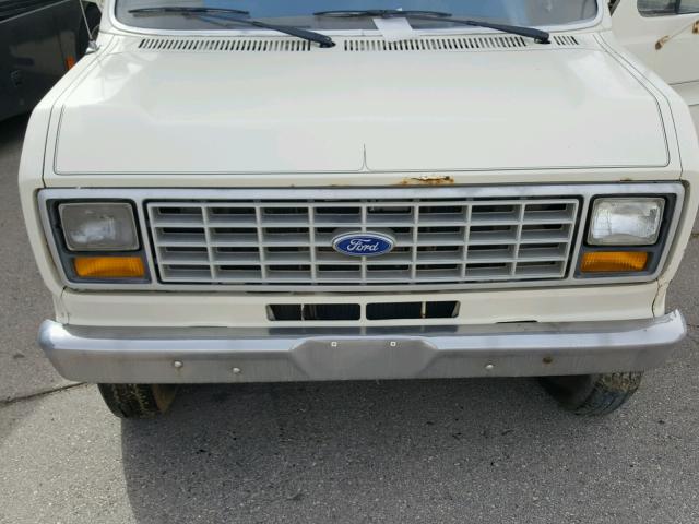 1FDKE37H4HHC09662 - 1987 FORD ECONOLINE WHITE photo 7