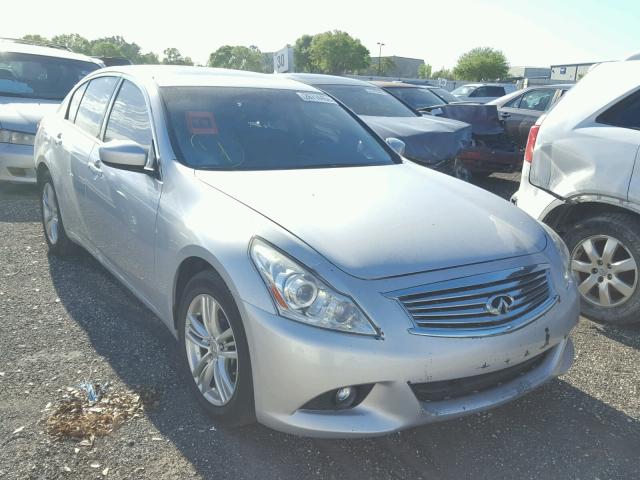 JN1CV6AR0CM975726 - 2012 INFINITI G37 SILVER photo 1