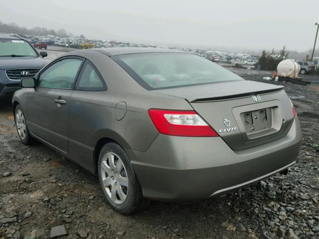 2HGFG12698H526794 - 2008 HONDA CIVIC LX SILVER photo 3