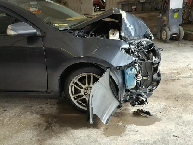 JTKDE177550007604 - 2005 TOYOTA SCION TC 灰色 照片 9