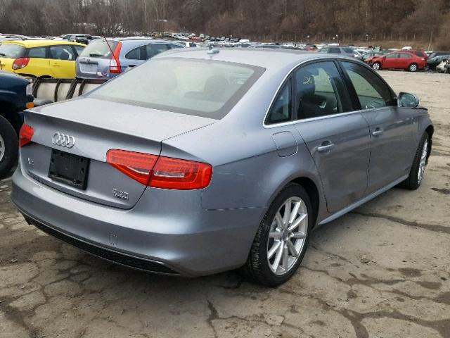 WAUBFAFL6GN014591 - 2016 AUDI A4 PREMIUM GRAY photo 4