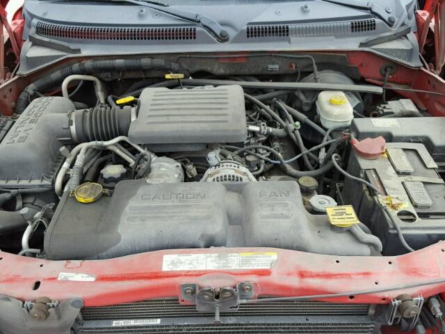 1D4HR48N93F604800 - 2003 DODGE DURANGO SL RED photo 7