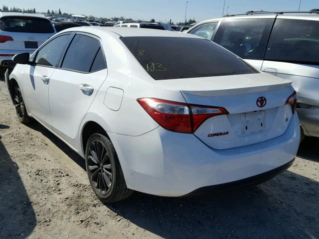 2T1BURHE2FC427969 - 2015 TOYOTA COROLLA L WHITE photo 3