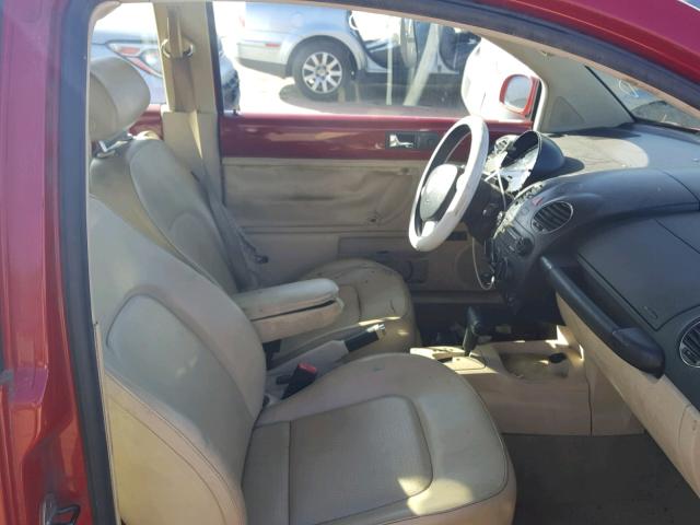 3VWRW31C66M403337 - 2006 VOLKSWAGEN NEW BEETLE 红色 照片 5
