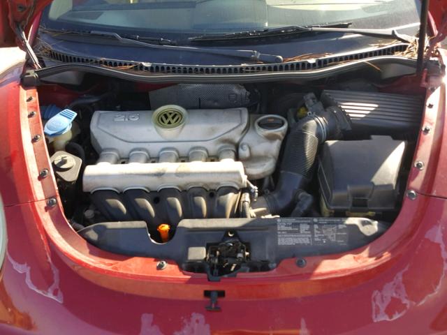 3VWRW31C66M403337 - 2006 VOLKSWAGEN NEW BEETLE RED photo 7