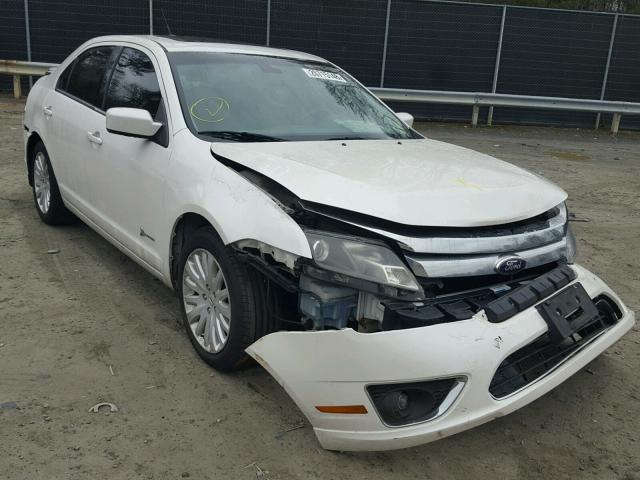 3FADP0L3XBR341028 - 2011 FORD FUSION HYB WHITE photo 1