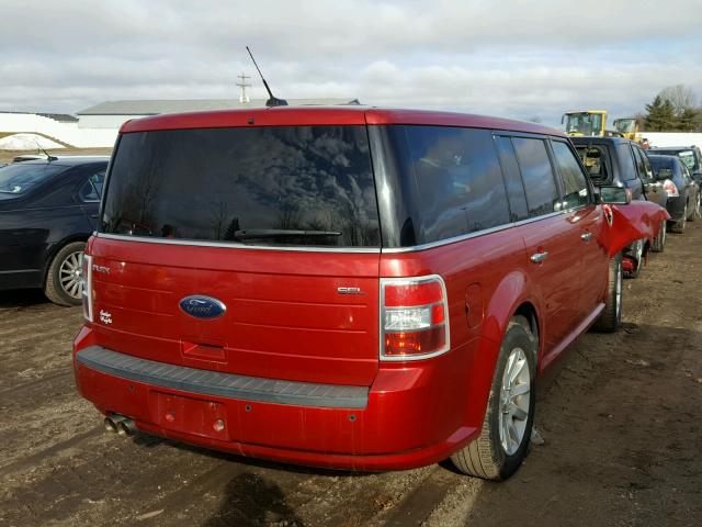 2FMGK5CC3ABB06286 - 2010 FORD FLEX SEL წითელი ფოტო 4