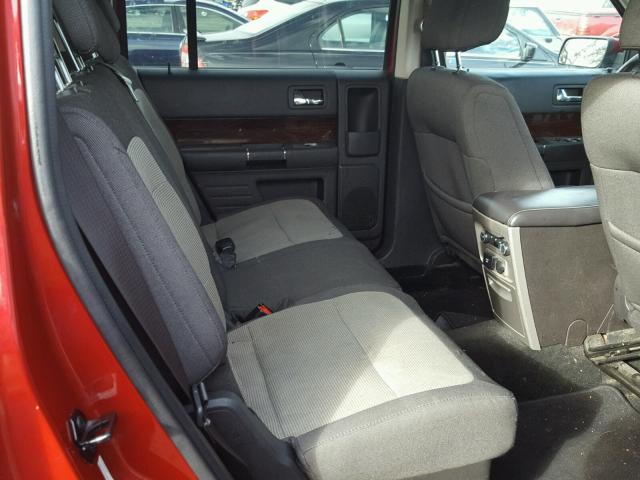 2FMGK5CC3ABB06286 - 2010 FORD FLEX SEL წითელი ფოტო 6
