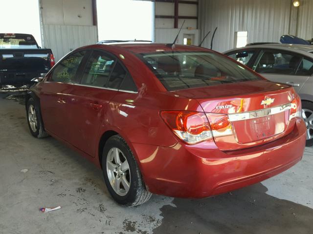 1G1PF5S95B7275856 - 2011 CHEVROLET CRUZE LT RED photo 3