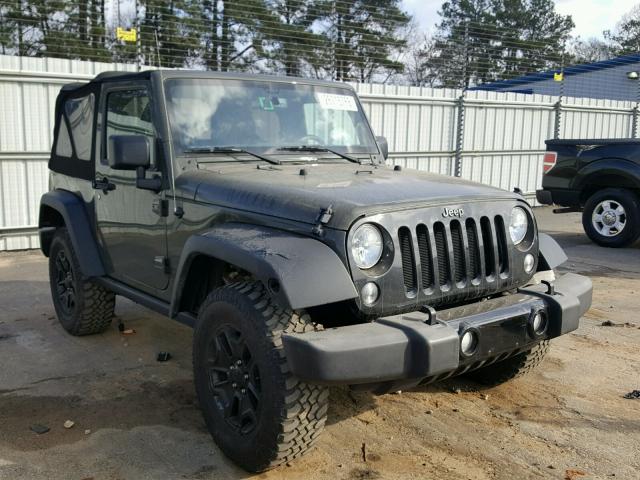 1C4AJWAG2FL777514 - 2015 JEEP WRANGLER S GREEN photo 1