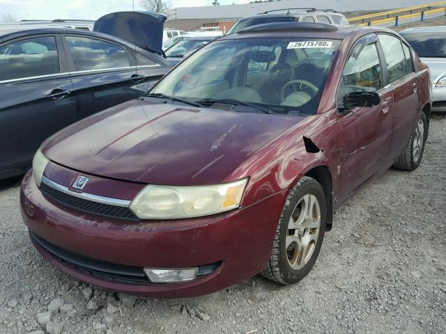 1G8AL52F73Z172322 - 2003 SATURN ION LEVEL MAROON photo 2