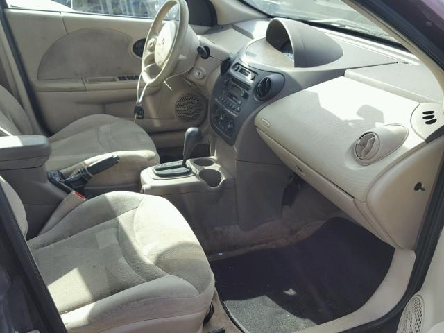 1G8AL52F73Z172322 - 2003 SATURN ION LEVEL MAROON photo 5