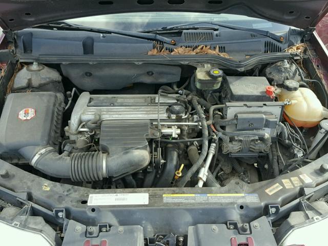 1G8AL52F73Z172322 - 2003 SATURN ION LEVEL MAROON photo 7