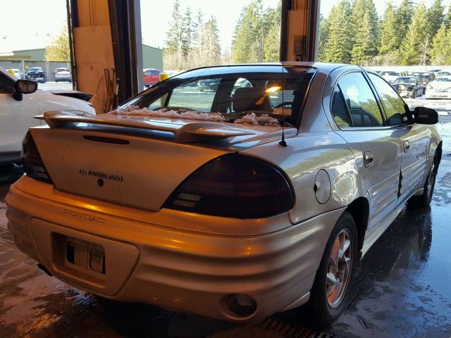 1G2NF52T01C142457 - 2001 PONTIAC GRAND AM S GOLD photo 4