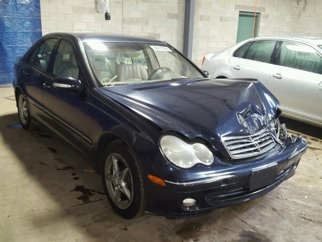 WDBRF84JX5F562305 - 2005 MERCEDES-BENZ C 320 4MAT BLUE photo 1