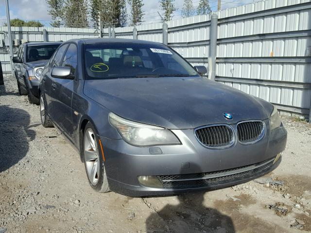 WBANU53508C114019 - 2008 BMW 528 I SILVER photo 1