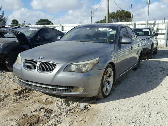 WBANU53508C114019 - 2008 BMW 528 I SILVER photo 2