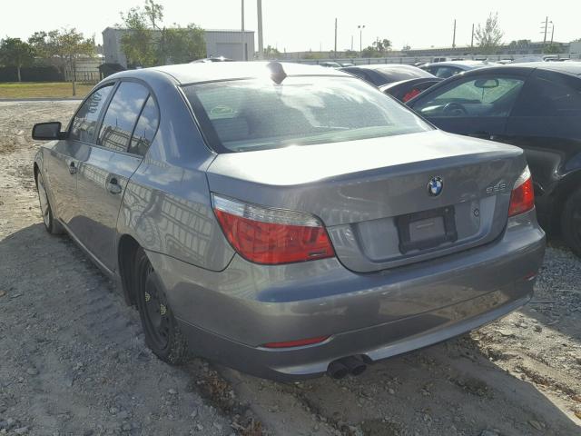 WBANU53508C114019 - 2008 BMW 528 I SILVER photo 3