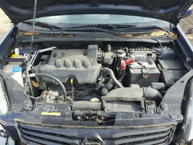 3N1AB6AP8CL778831 - 2012 NISSAN SENTRA 2.0 BLUE photo 7