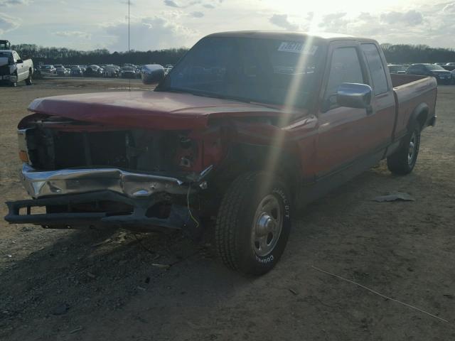 1B7GL23Y3SS382213 - 1995 DODGE DAKOTA RED photo 2