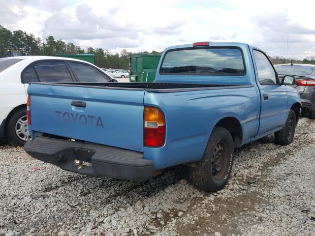 4TANL42N3TZ089412 - 1996 TOYOTA TACOMA BLUE photo 4