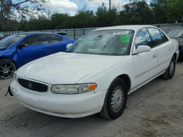 2G4WS52J241315735 - 2004 BUICK CENTURY CU WHITE photo 2