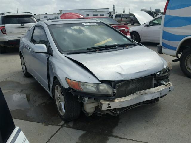 2HGFG12878H549542 - 2008 HONDA CIVIC EX ვერცხლისფერი ფოტო 1