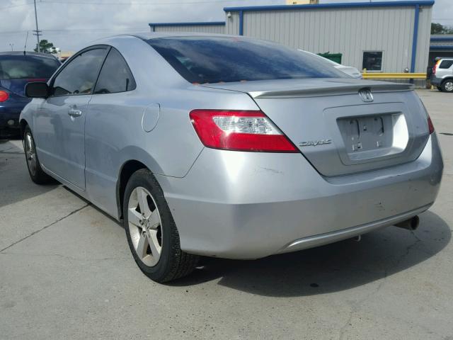 2HGFG12878H549542 - 2008 HONDA CIVIC EX ვერცხლისფერი ფოტო 3