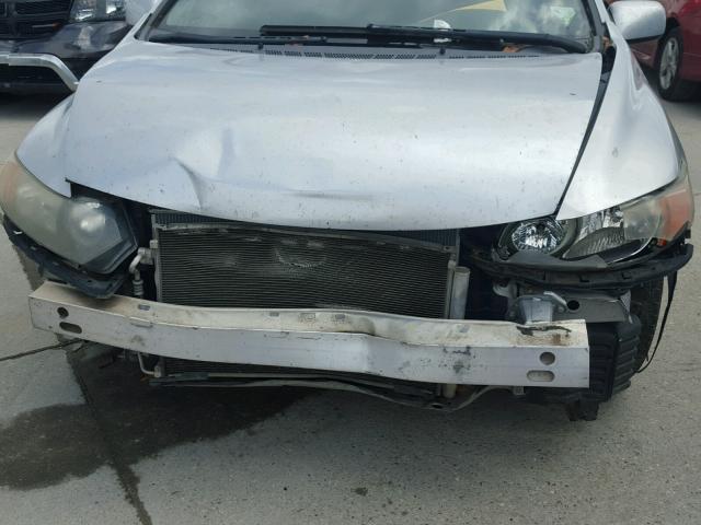 2HGFG12878H549542 - 2008 HONDA CIVIC EX SILVER photo 9