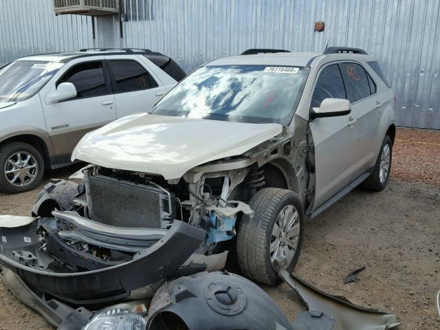 2CNFLDE55B6407895 - 2011 CHEVROLET EQUINOX LT GOLD photo 2