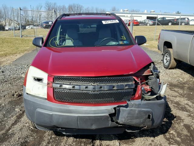 2CNDL23F756004772 - 2005 CHEVROLET EQUINOX LS RED photo 10