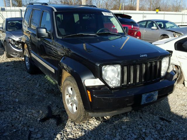 1J4PN2GK4AW143559 - 2010 JEEP LIBERTY SP BLACK photo 1