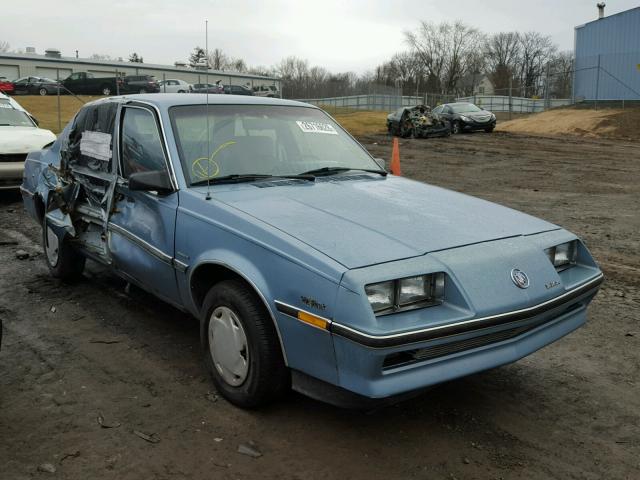 1G4JS69P0GK435175 - 1986 BUICK SKYHAWK CU BLUE photo 1