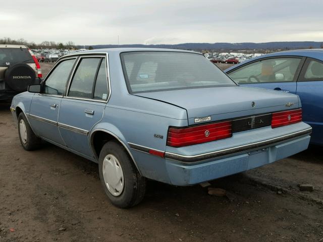 1G4JS69P0GK435175 - 1986 BUICK SKYHAWK CU BLUE photo 3