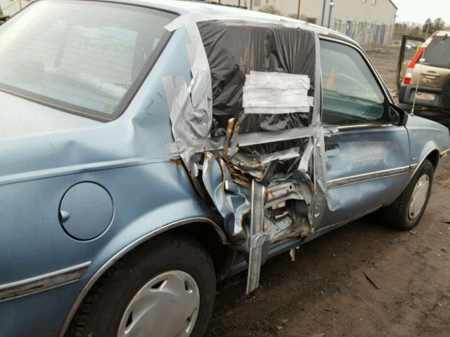 1G4JS69P0GK435175 - 1986 BUICK SKYHAWK CU BLUE photo 9