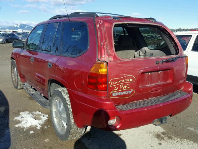 1GKDT13S322131365 - 2002 GMC ENVOY RED photo 3