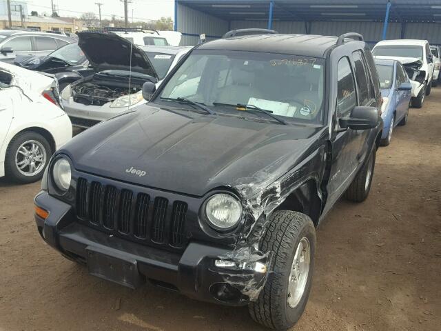 1J8GL58K24W226626 - 2004 JEEP LIBERTY LI BLACK photo 2