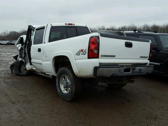 1GCHK23U95F882488 - 2005 CHEVROLET SILVERADO WHITE photo 3