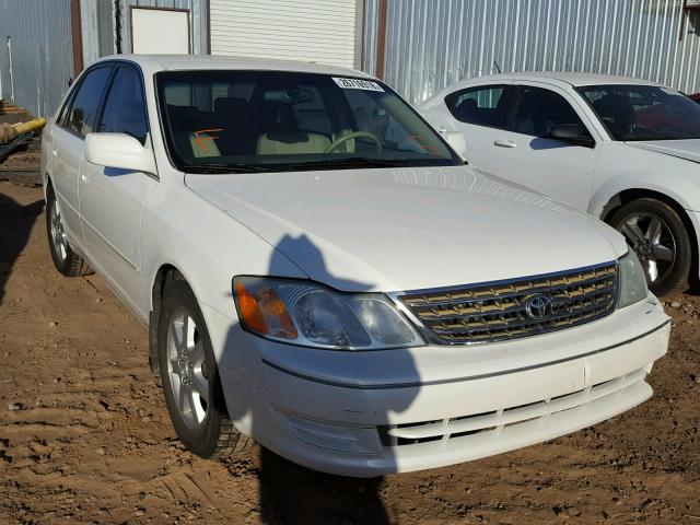 4T1BF28B23U323080 - 2003 TOYOTA AVALON XL WHITE photo 1