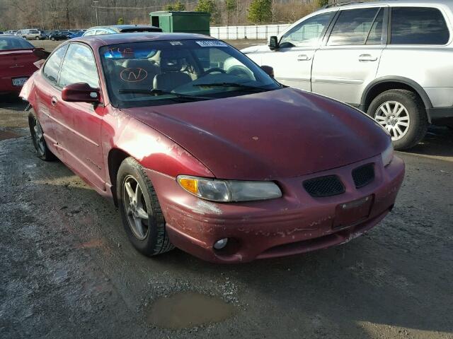 1G2WP12K7YF338387 - 2000 PONTIAC GRAND PRIX RED photo 1