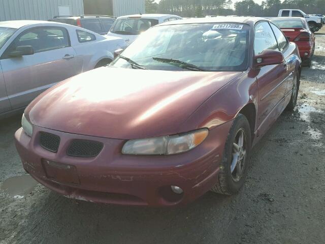 1G2WP12K7YF338387 - 2000 PONTIAC GRAND PRIX წითელი ფოტო 2