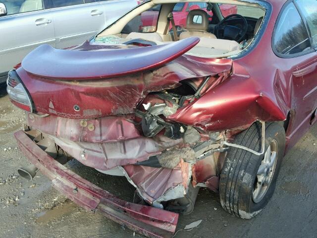 1G2WP12K7YF338387 - 2000 PONTIAC GRAND PRIX წითელი ფოტო 9