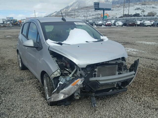 KL8CD6S97FC709413 - 2015 CHEVROLET SPARK 1LT Серебристый фото 1