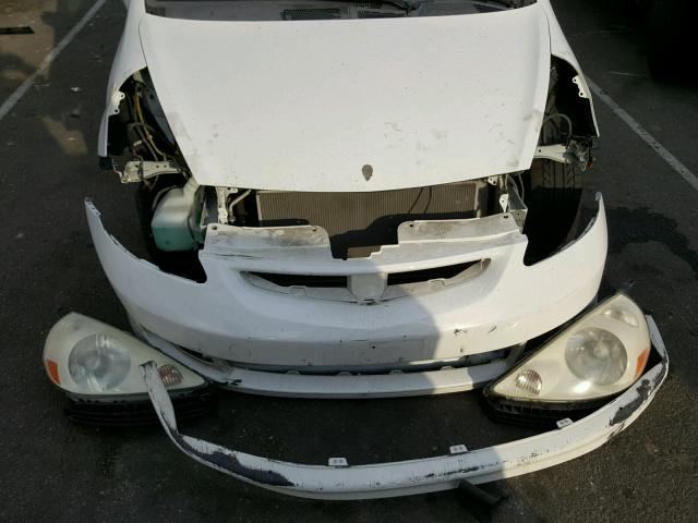 JHMGD38617S056099 - 2007 HONDA FIT S WHITE photo 9