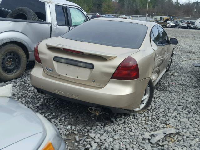 2G2WR524641342855 - 2004 PONTIAC GRAND PRIX GOLD photo 4
