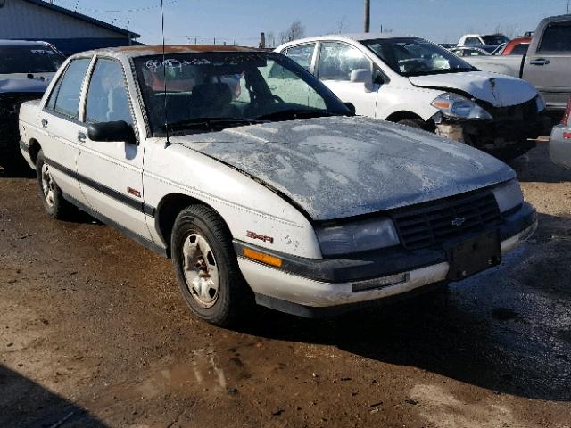 1G1LT53T5ME197403 - 1991 CHEVROLET CORSICA LT WHITE photo 1