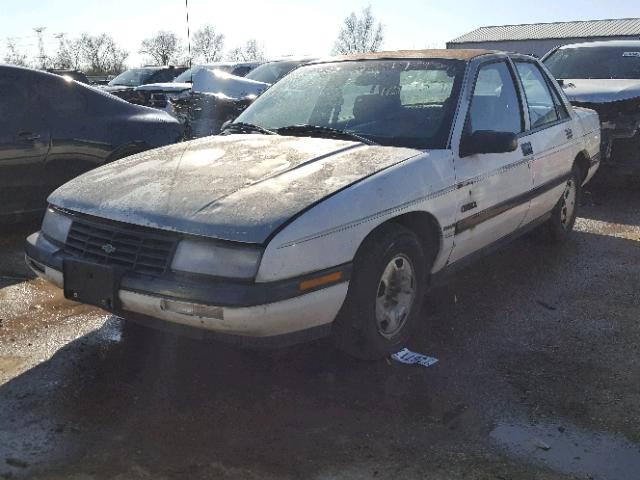 1G1LT53T5ME197403 - 1991 CHEVROLET CORSICA LT WHITE photo 2