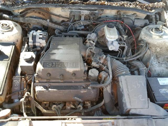 1G1LT53T5ME197403 - 1991 CHEVROLET CORSICA LT WHITE photo 7