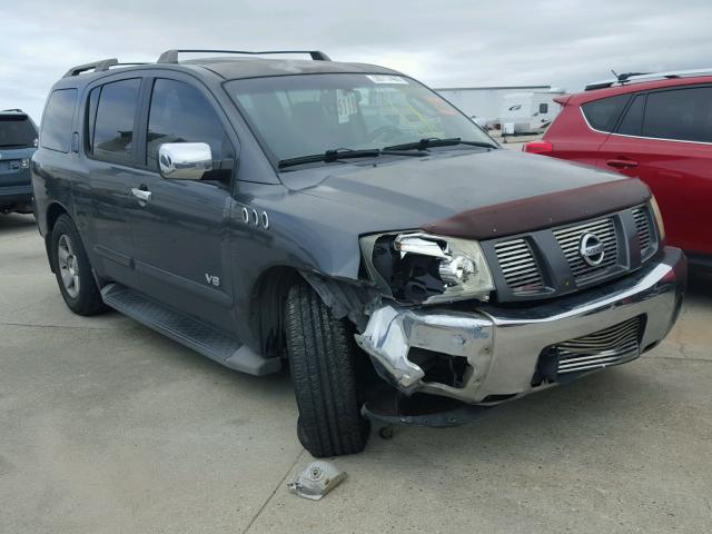 5N1AA08AX6N741102 - 2006 NISSAN ARMADA SE GRAY photo 1