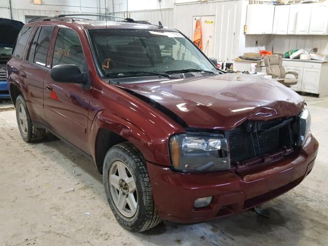 1GNDT33S092103466 - 2009 CHEVROLET TRAILBLAZE RED photo 1